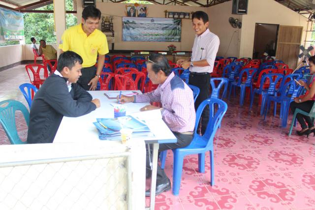 โครงการจัดประชุมประชาคม/เวทีชาวบ้านเรื่องการบริหารจัดการทรัพยากรน้ำ ประจำปี 2558